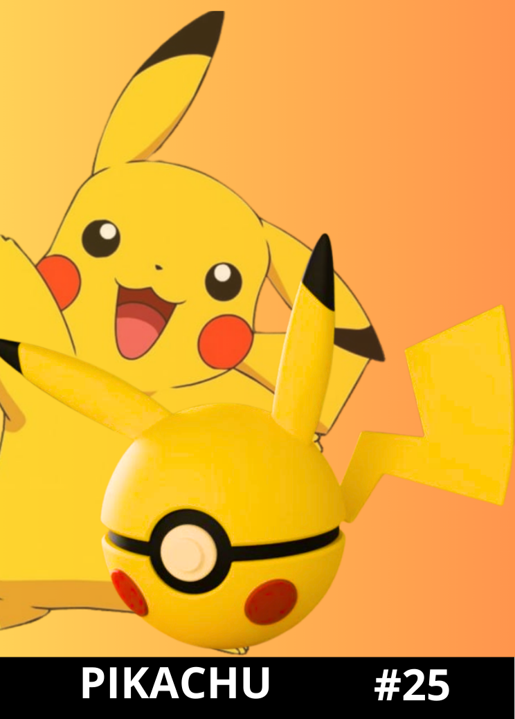 Pokéball de Pikachu impresa en 3D - Pokeremmicias