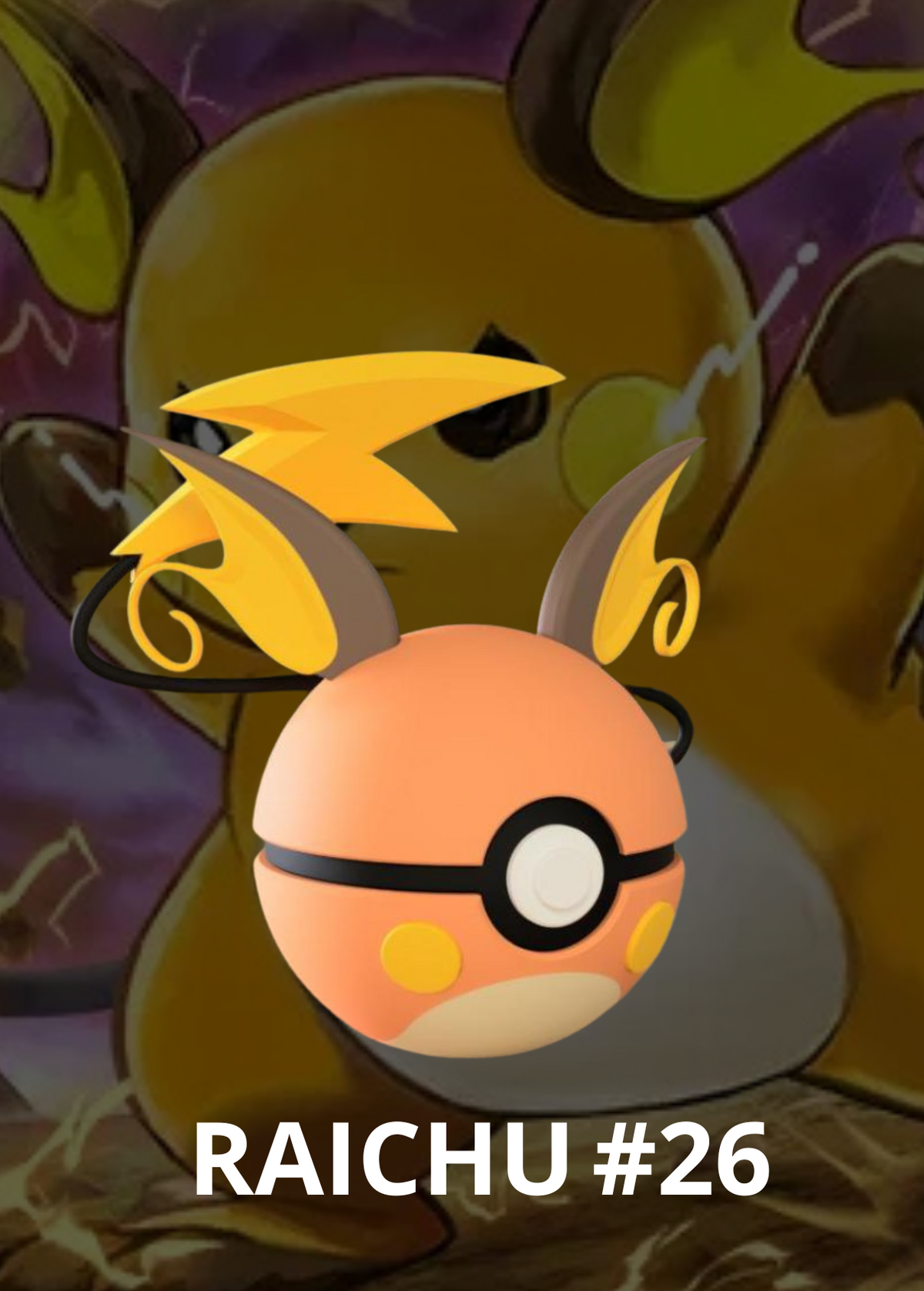 Pokéball de Raichu impresa en 3D - Pokeremmicias