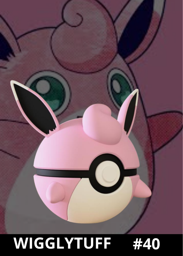 Pokéball de Wigglytuff impresa en 3D - Pokeremmicias