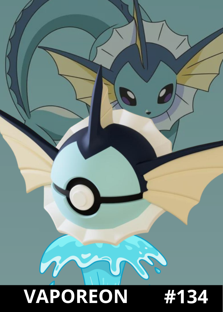 #134 - Vaporeon