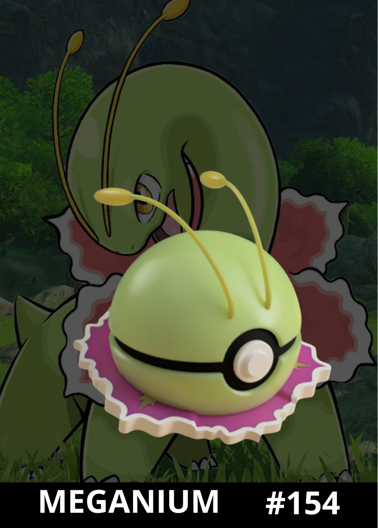 #154 - Meganium