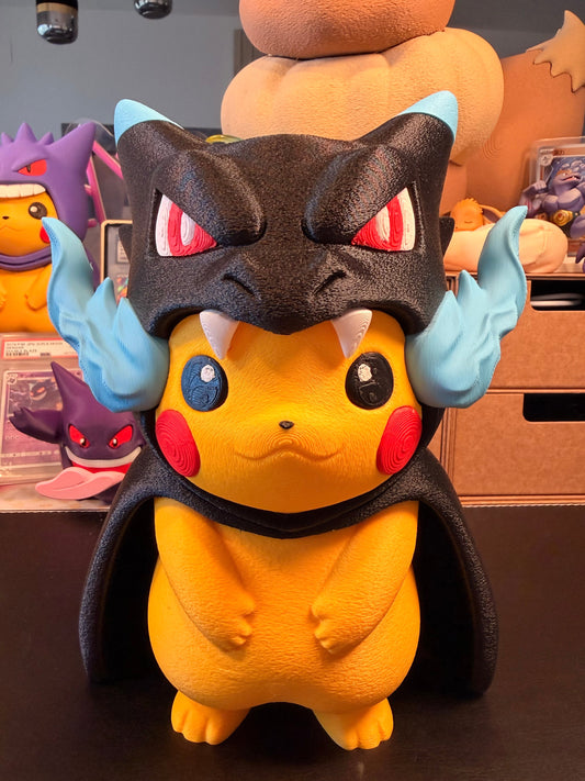 Pikachu poncho Charizard X