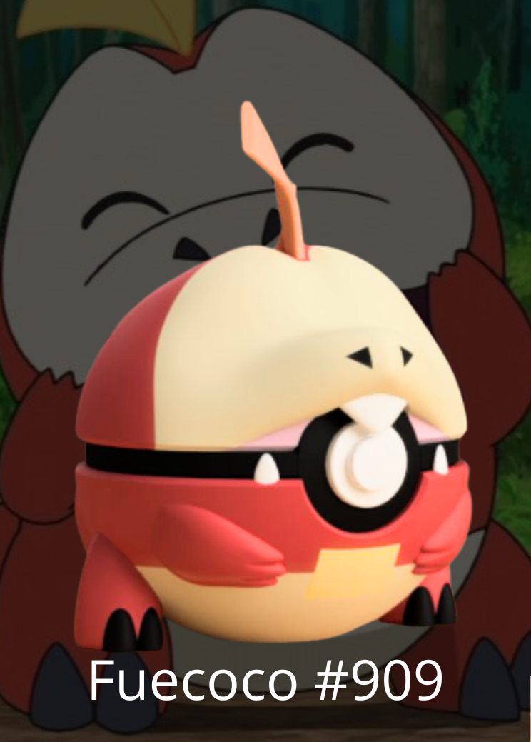 #909 - Fuecoco