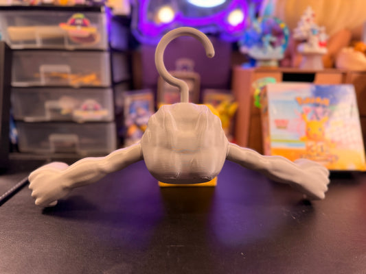 Percha de Geodude impresa en 3D, detalle - Pokeremmicias