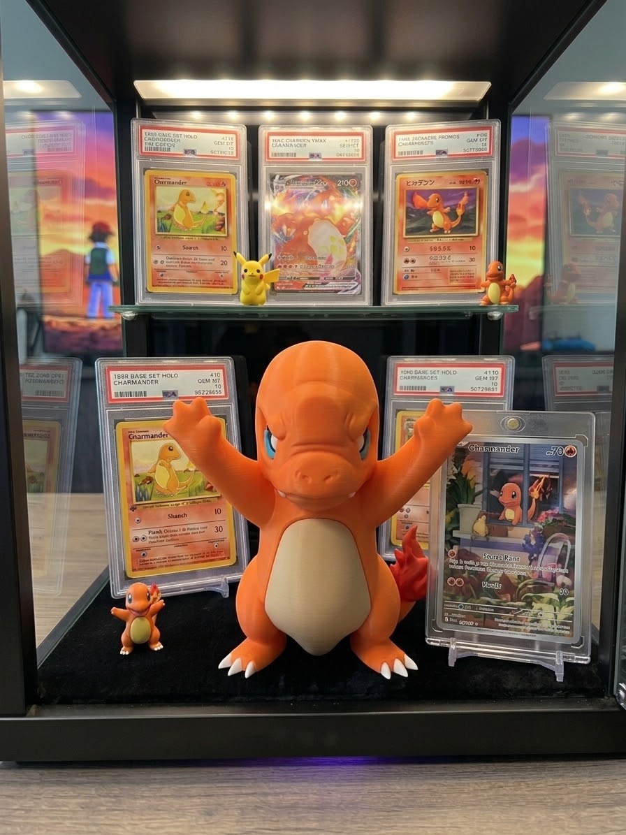 Pokewindow de Charmander impreso en 3D - Pokeremmicias